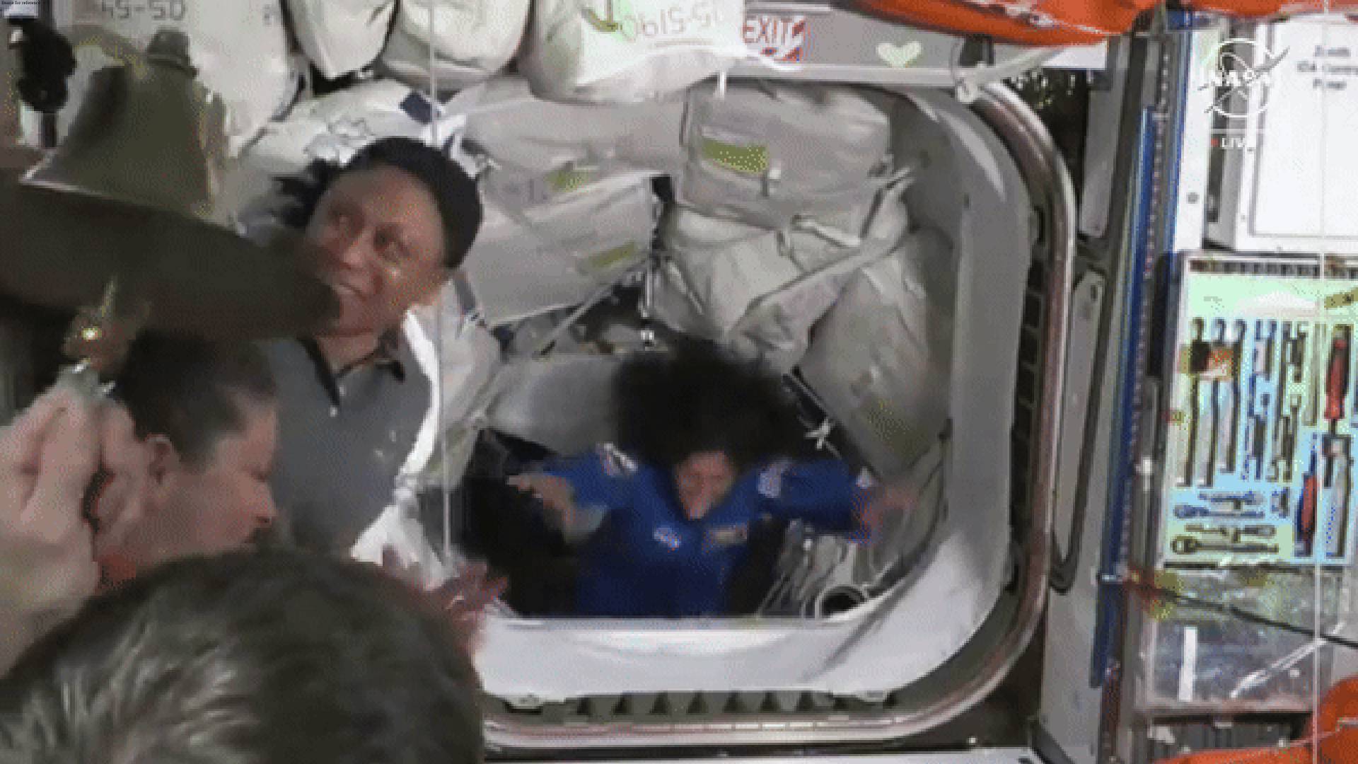 Sunita Williams breaks into jig onboard Space Station after arrival on NASA's Boeing capsule